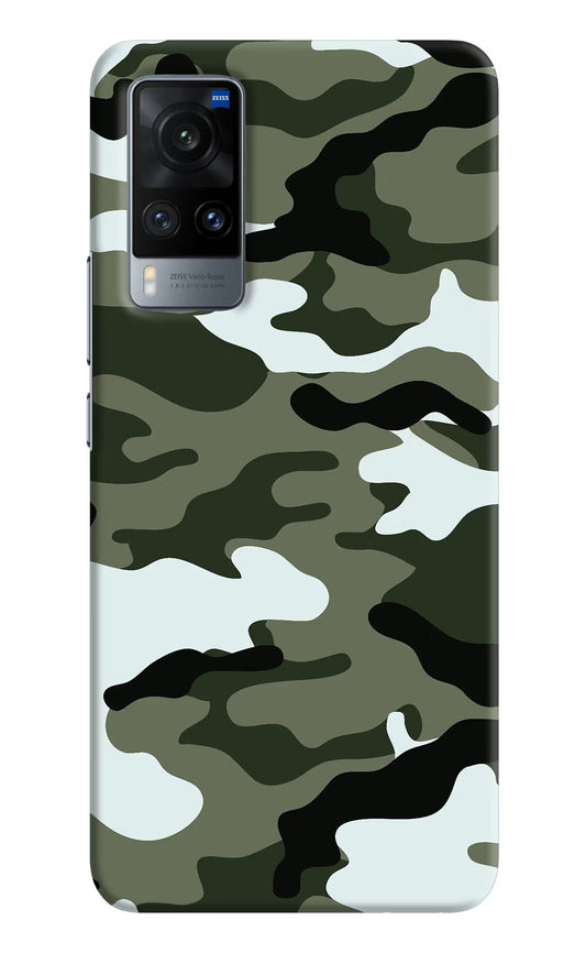 Camouflage Vivo X60 Hard Case Back Cover by Casekaro