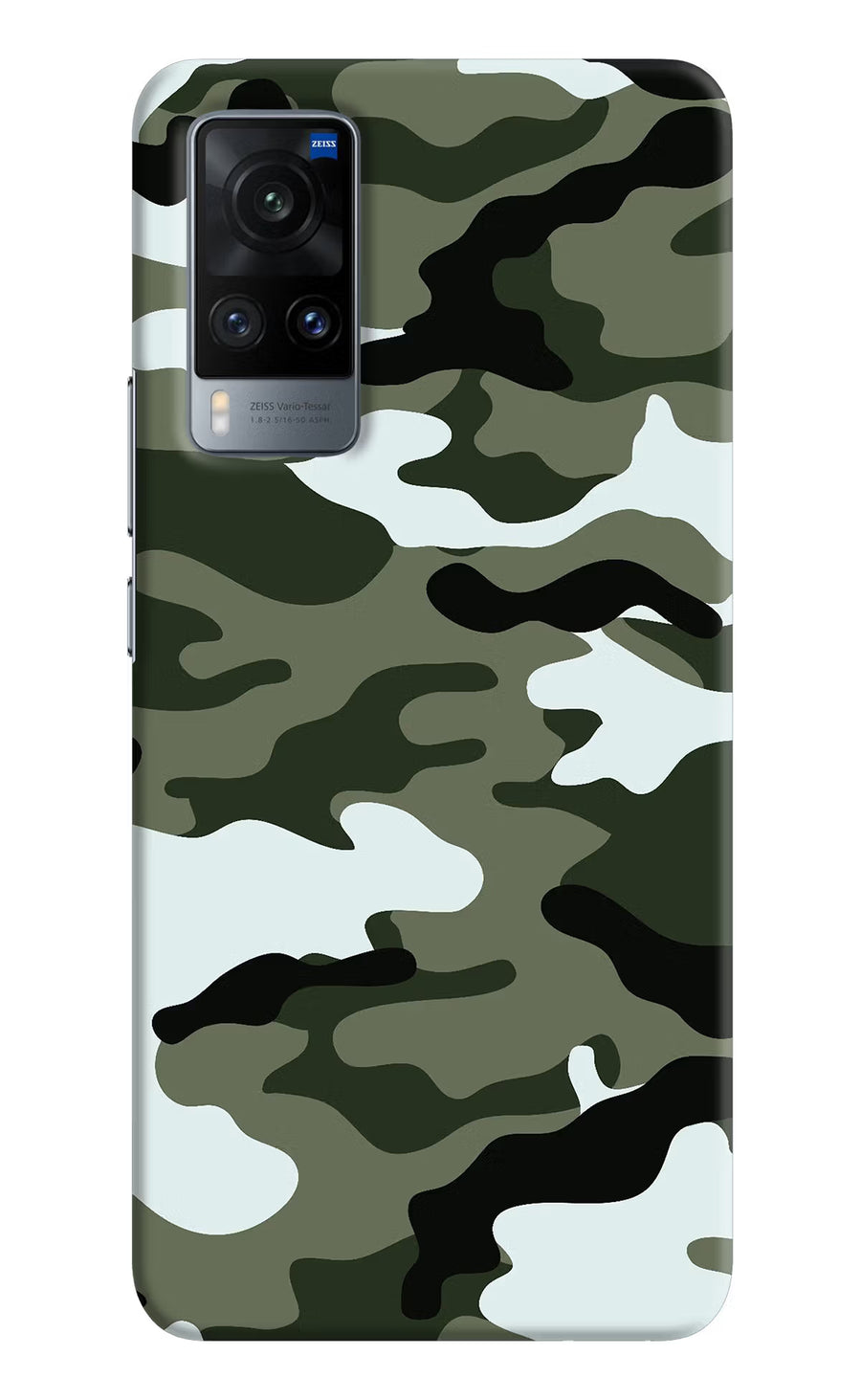 Camouflage Vivo X60 Back Cover, Hard case