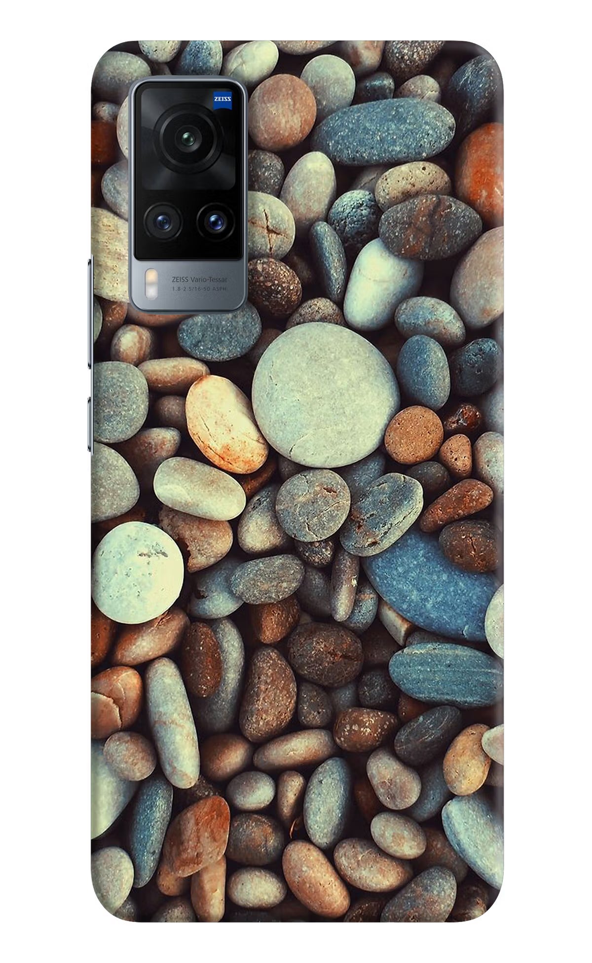 Pebble Vivo X60 Hard Case Back Cover by Casekaro