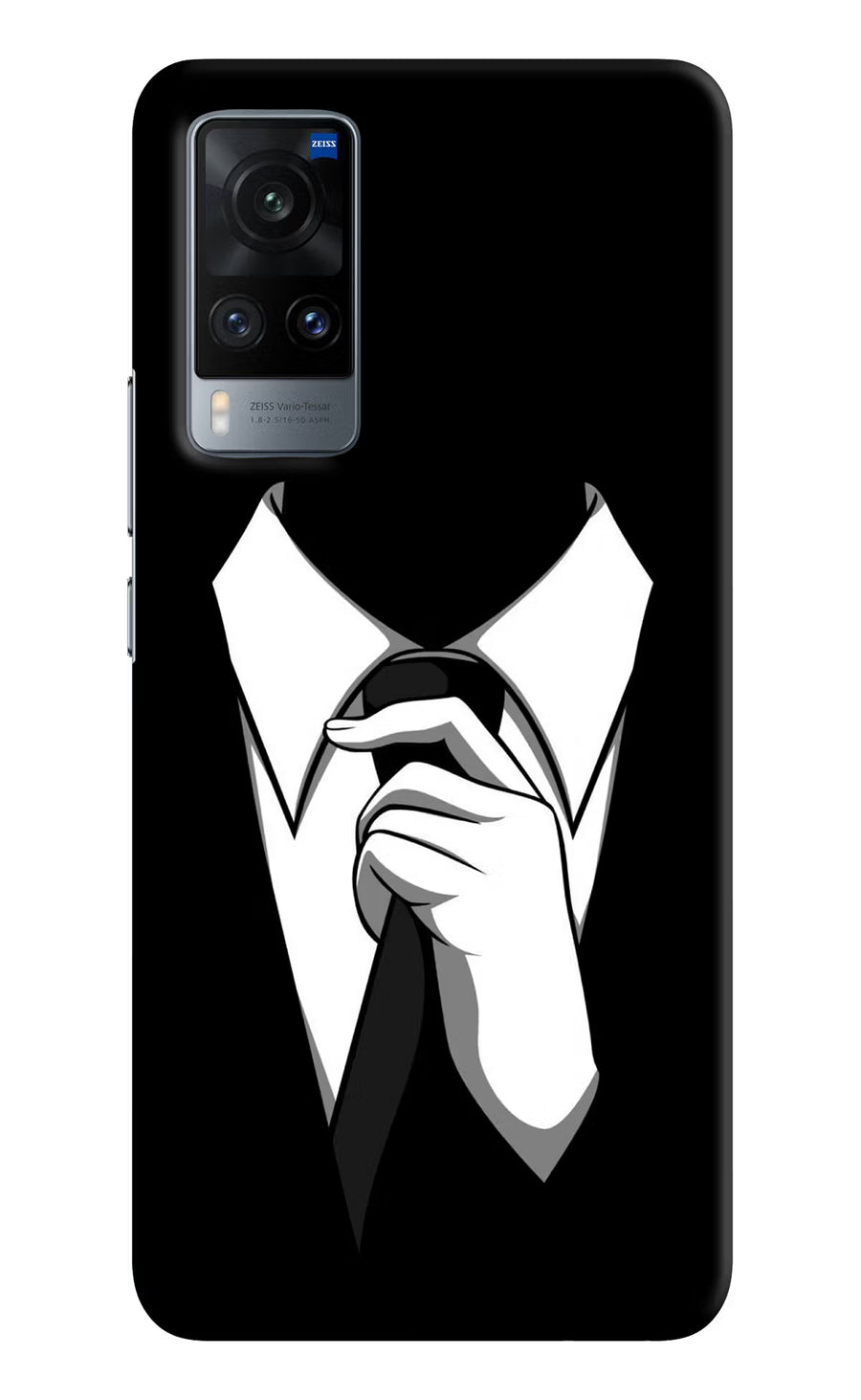 Black Tie Vivo X60 Back Cover, Hard case