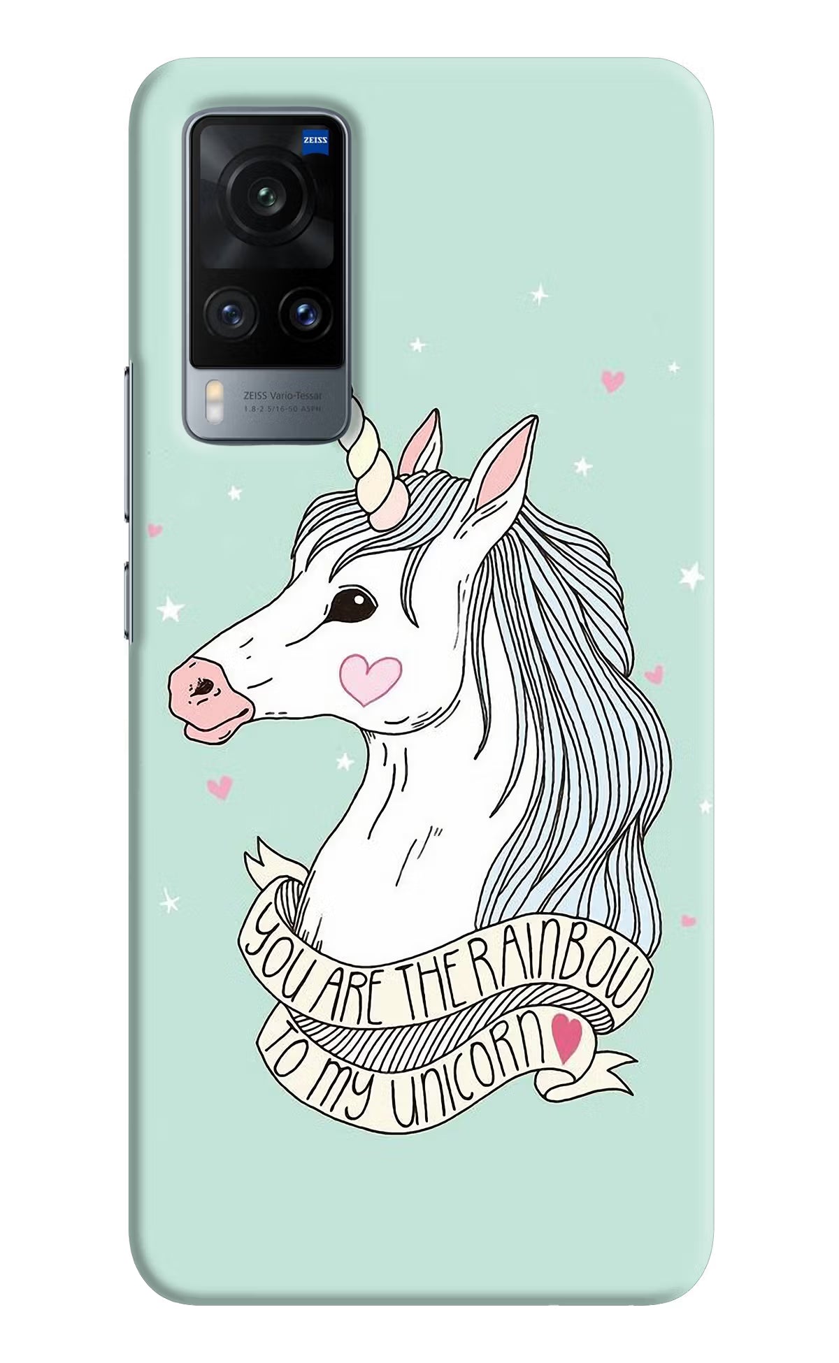 Unicorn Wallpaper Vivo X60 Hard Case Back Cover by Casekaro