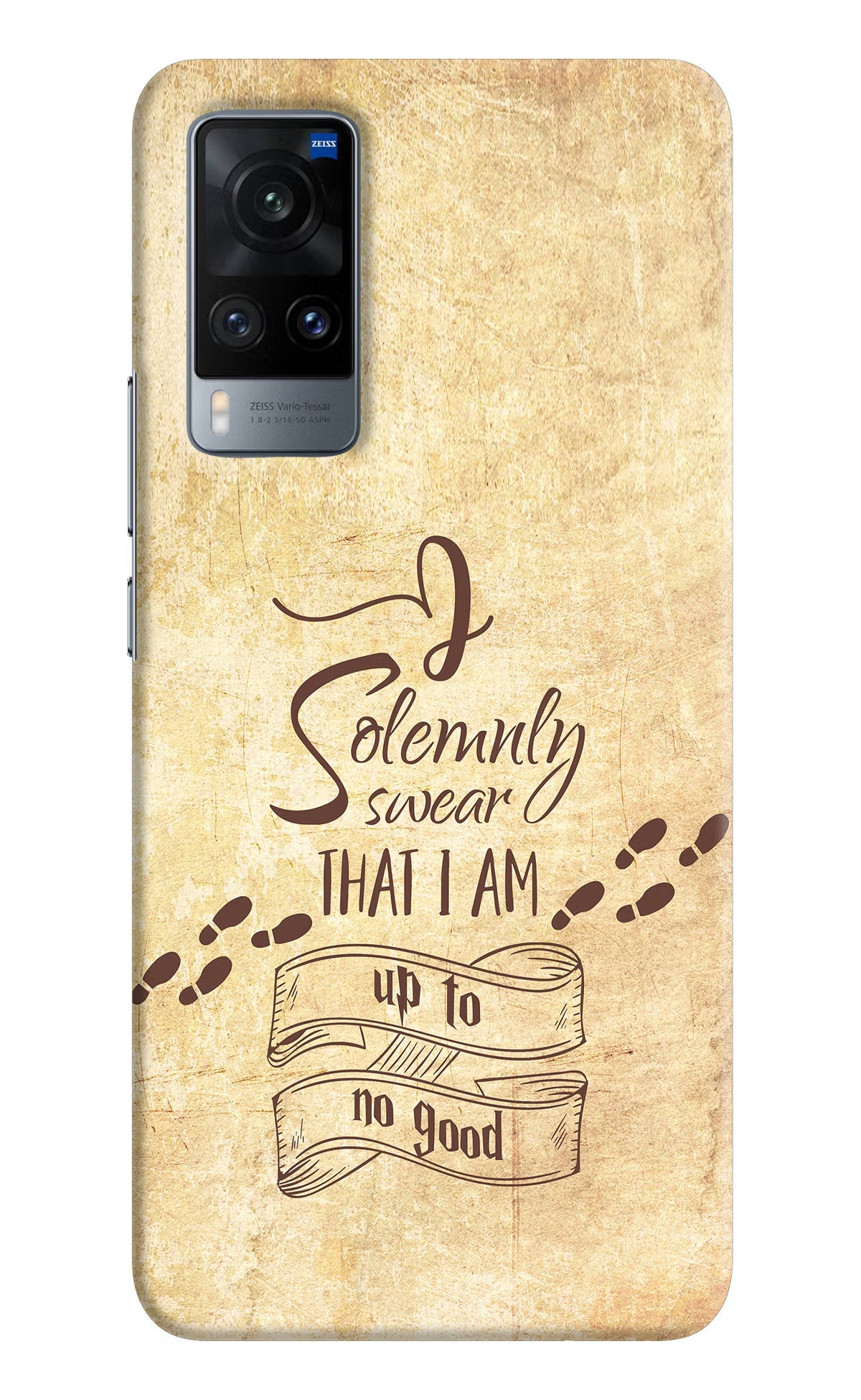 I Solemnly swear that i up to no good Vivo X60 Hard Case Back Cover by Casekaro