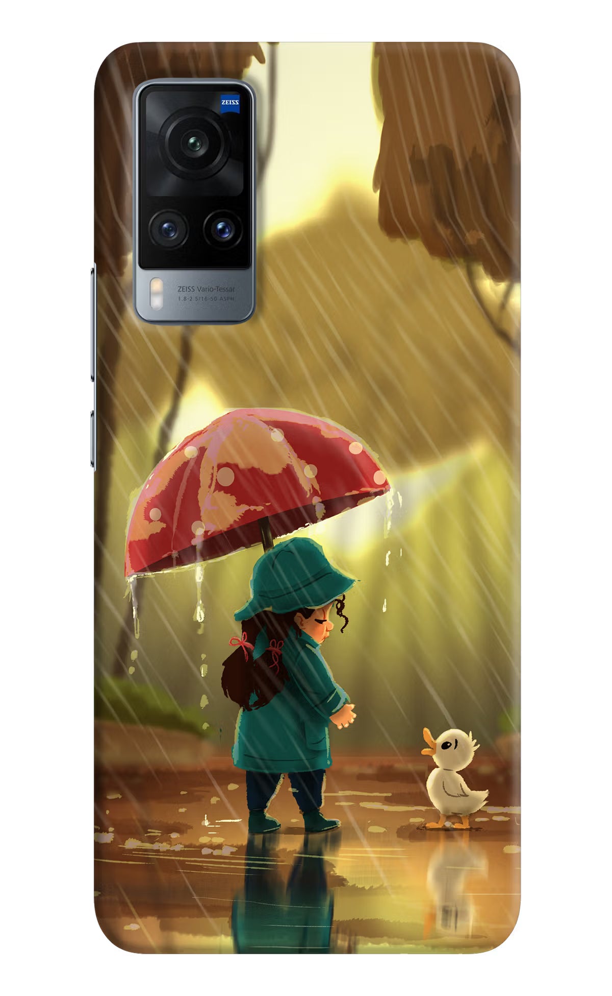 Rainy Day Vivo X60 Hard Case Back Cover by Casekaro