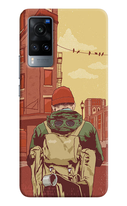 Adventurous Vivo X60 Hard Case Back Cover by Casekaro
