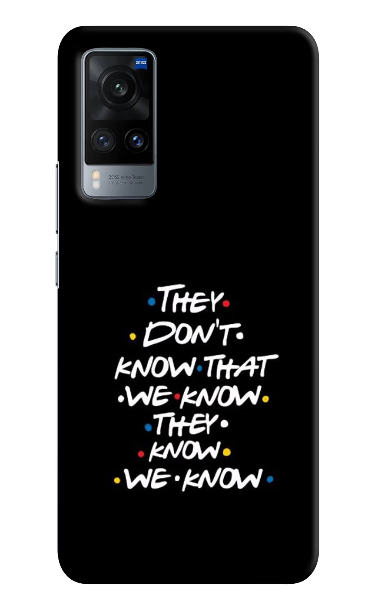 FRIENDS Dialogue Vivo X60 Hard Case Back Cover by Casekaro