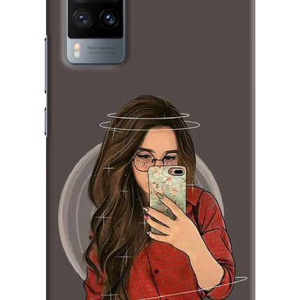 Selfie Queen Vivo X60 Hard Case Back Cover by Casekaro