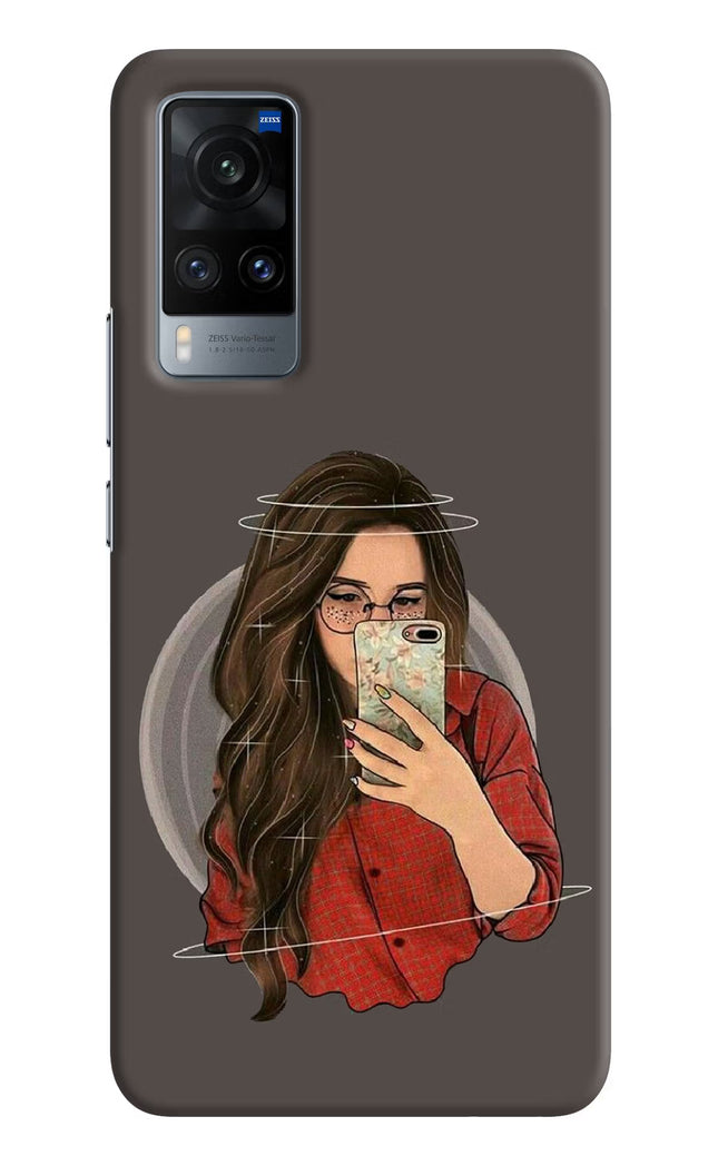 Selfie Queen Vivo X60 Hard Case Back Cover by Casekaro
