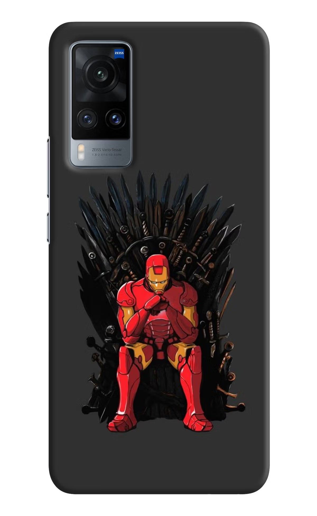 Ironman Throne Vivo X60 Hard Case Back Cover by Casekaro
