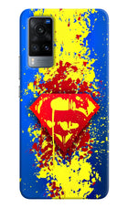 Superman logo Vivo X60 Hard Case Back Cover by Casekaro