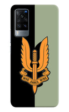 Balidan Logo Vivo X60 Hard Case Back Cover by Casekaro