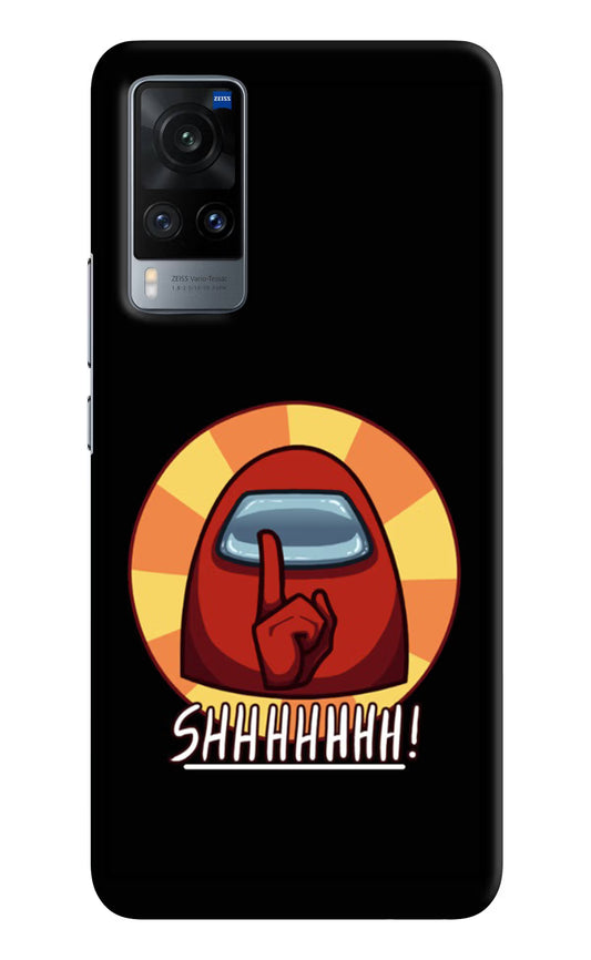 Among Us Shhh! Vivo X60 Hard Case Back Cover by Casekaro