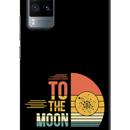 To the Moon Vivo X60 Hard Case Back Cover by Casekaro