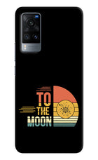 To the Moon Vivo X60 Hard Case Back Cover by Casekaro