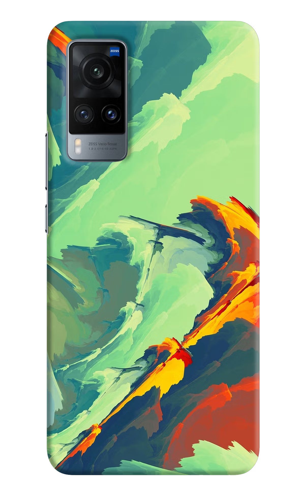 Paint Art Vivo X60 Hard Case Back Cover by Casekaro