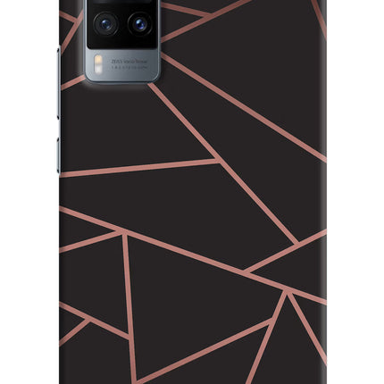 Geometric Pattern Vivo X60 Hard Case Back Cover by Casekaro