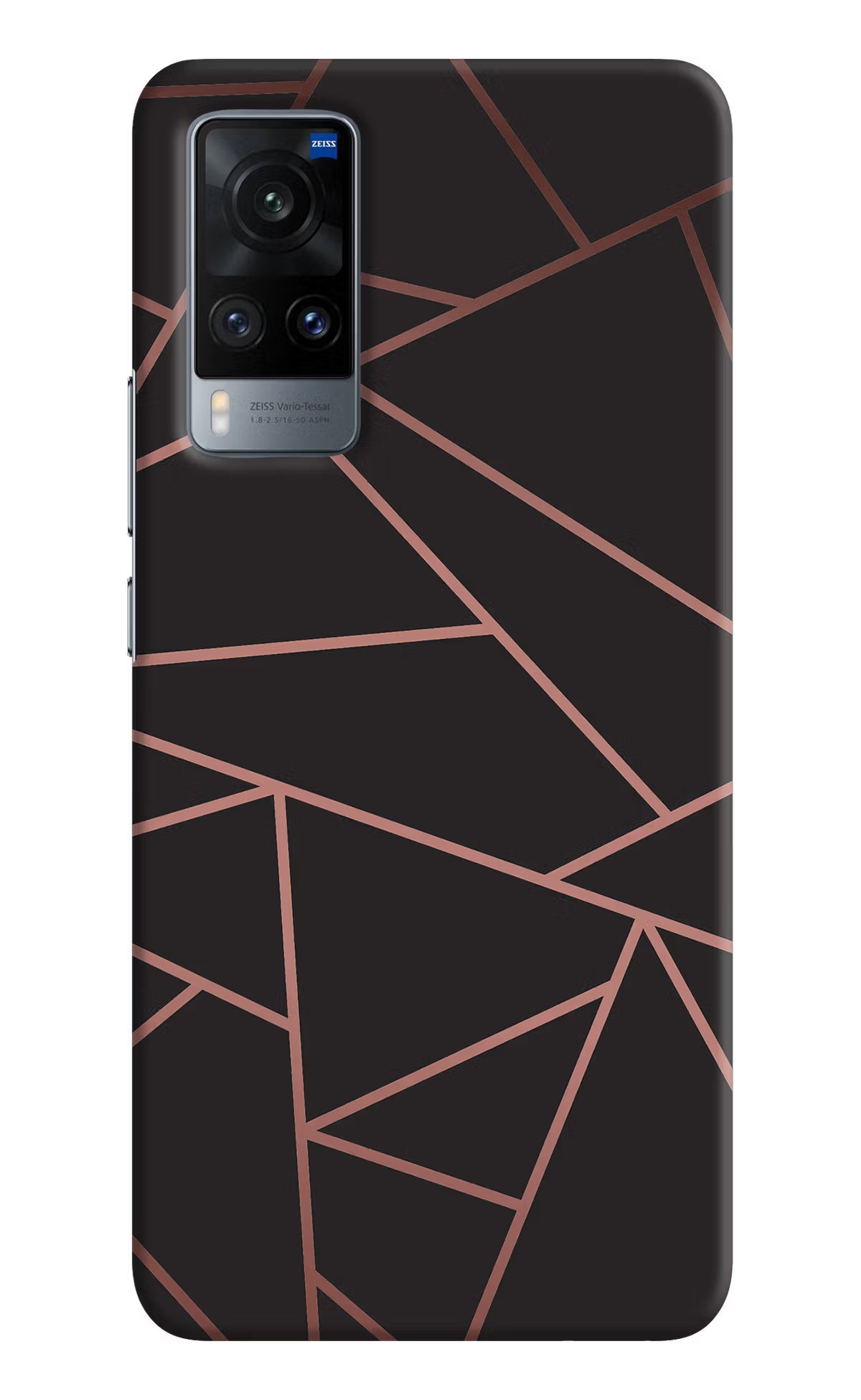 Geometric Pattern Vivo X60 Hard Case Back Cover by Casekaro
