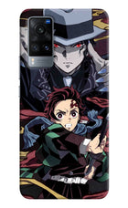 Demon Slayer Vivo X60 Hard Case Back Cover by Casekaro