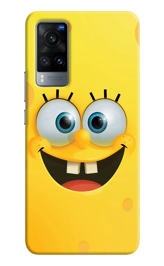 Sponge 1 Vivo X60 Hard Case Back Cover by Casekaro