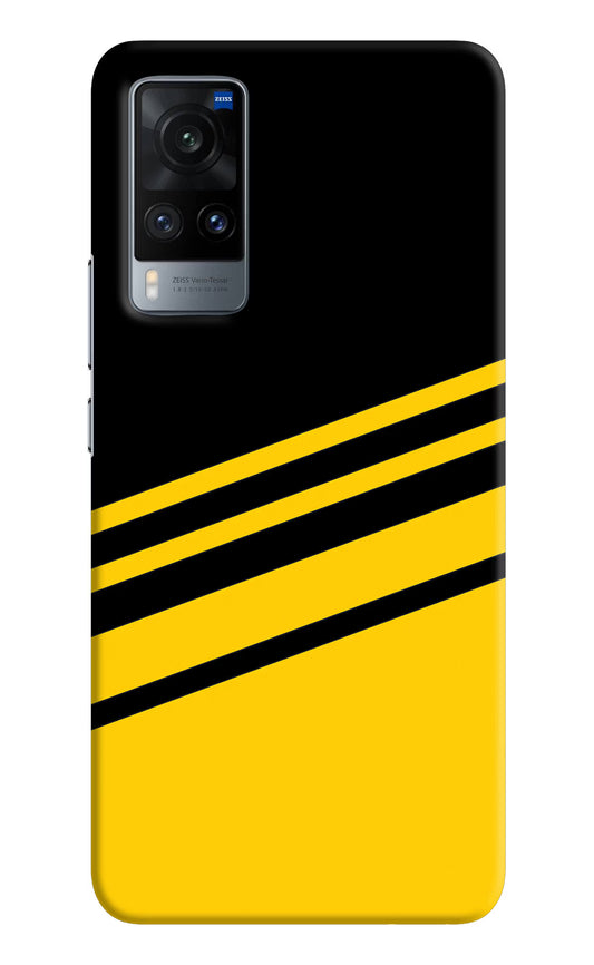 Yellow Shades Vivo X60 Hard Case Back Cover by Casekaro