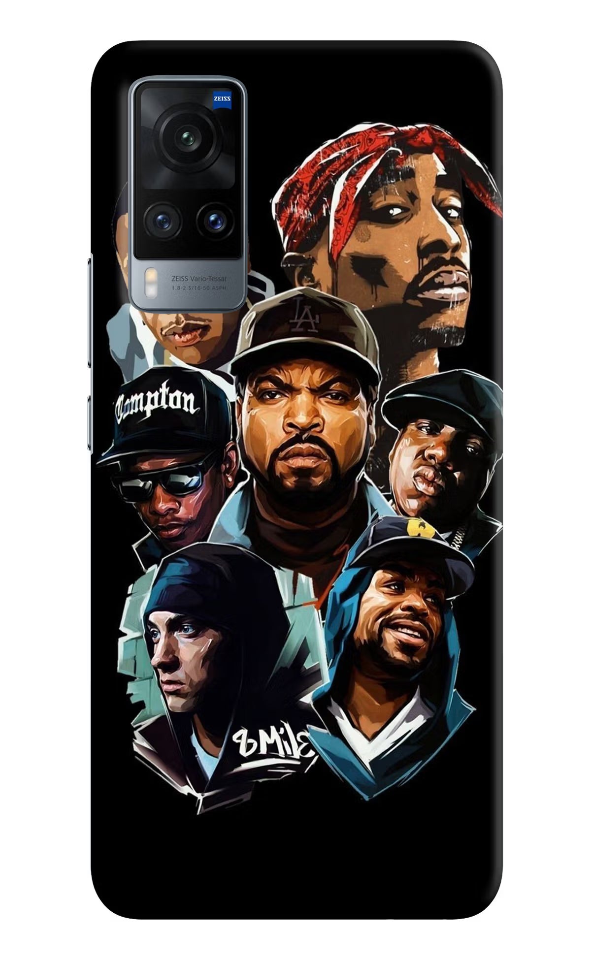 Rappers Vivo X60 Hard Case Back Cover by Casekaro