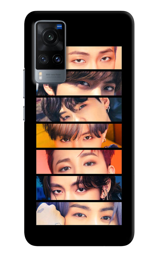 BTS Eyes Vivo X60 Hard Case Back Cover by Casekaro