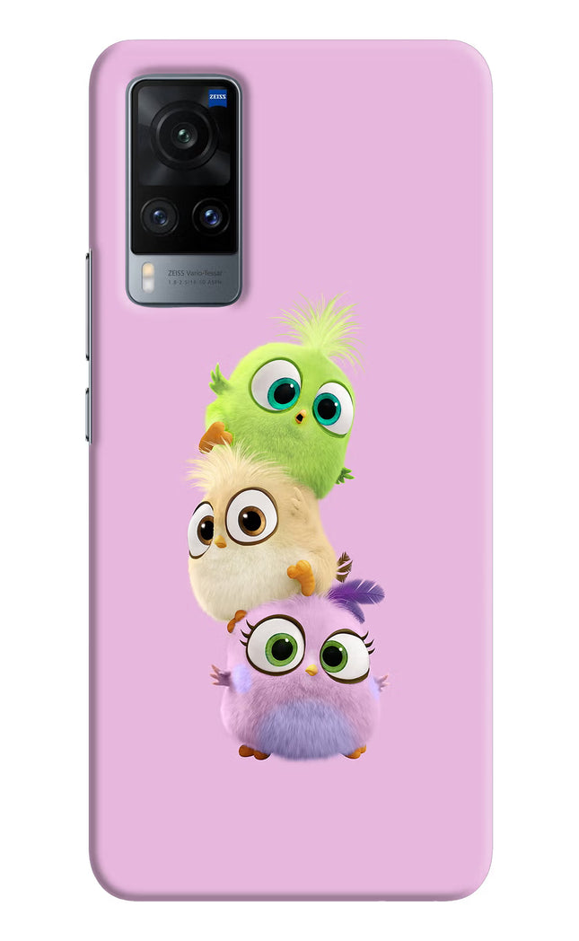 Cute Little Birds Vivo X60 Hard Case Back Cover by Casekaro