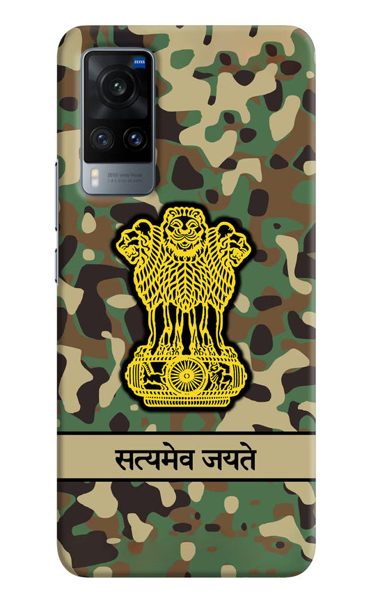 Satyamev Jayate Army Vivo X60 Hard Case Back Cover by Casekaro
