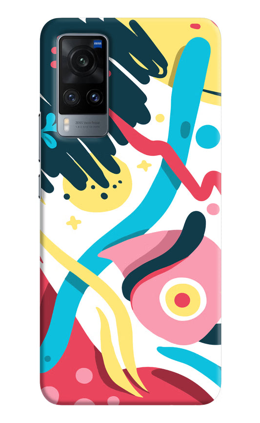 Trippy Vivo X60 Hard Case Back Cover by Casekaro