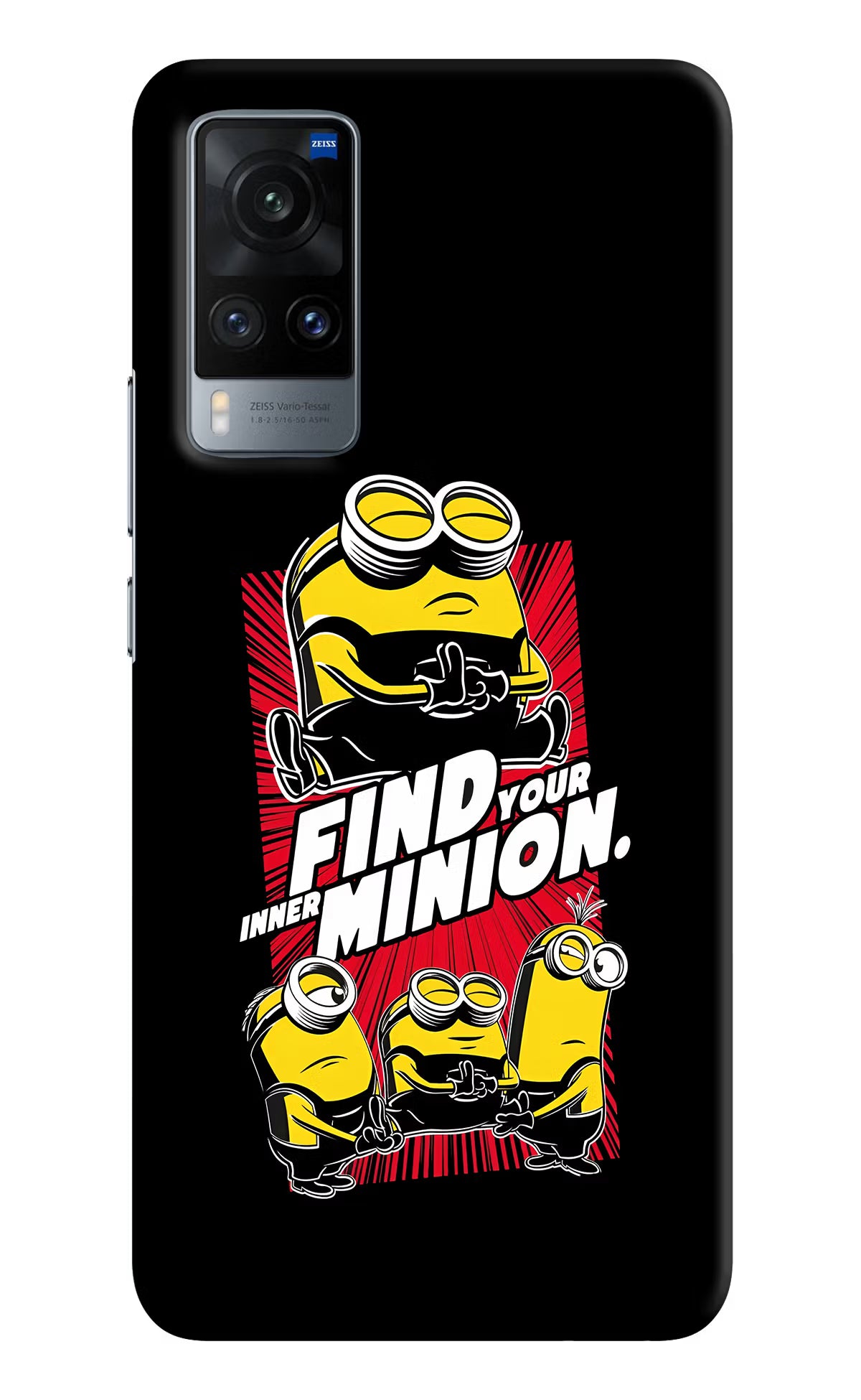 Find your inner Minion Vivo X60 Hard Case Back Cover by Casekaro