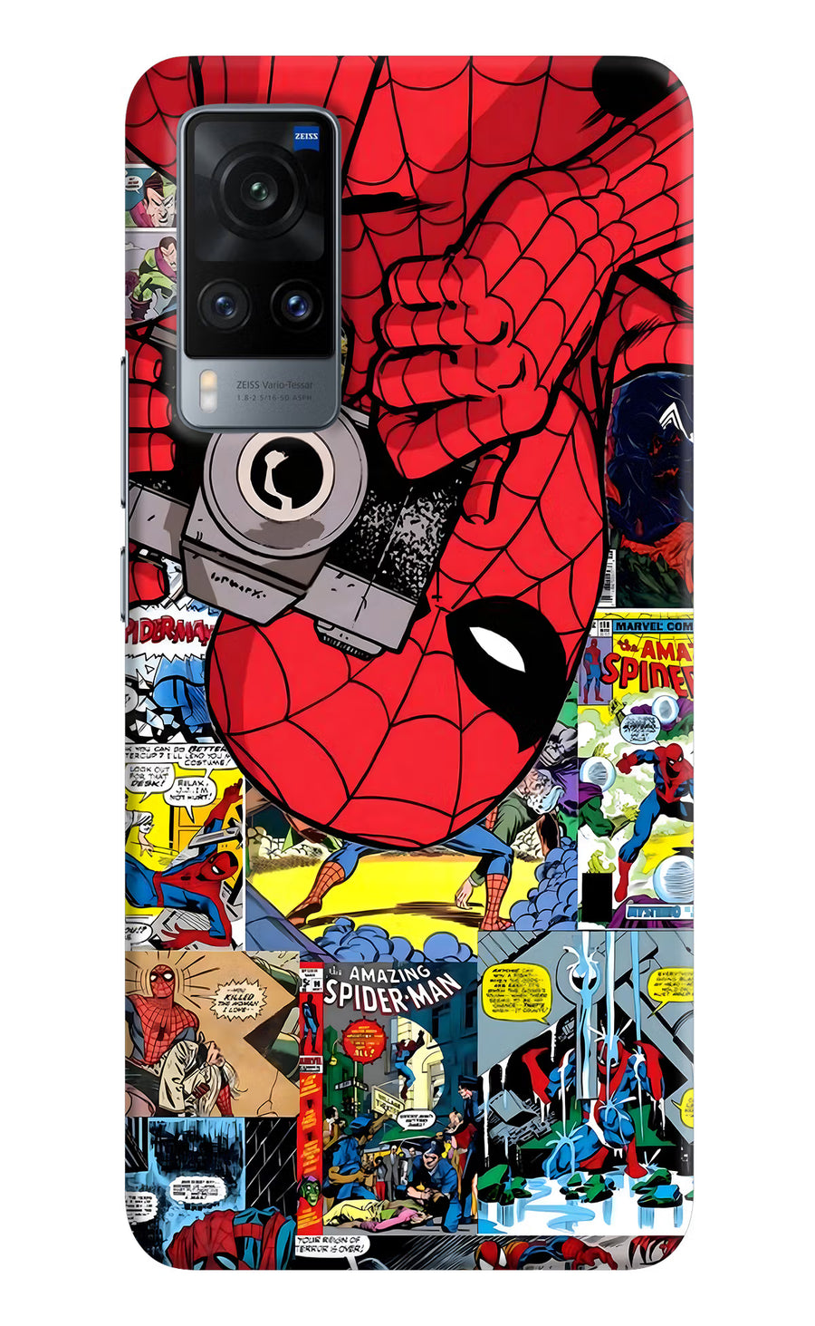 Spider Man Vivo X60 Back Cover, Hard case