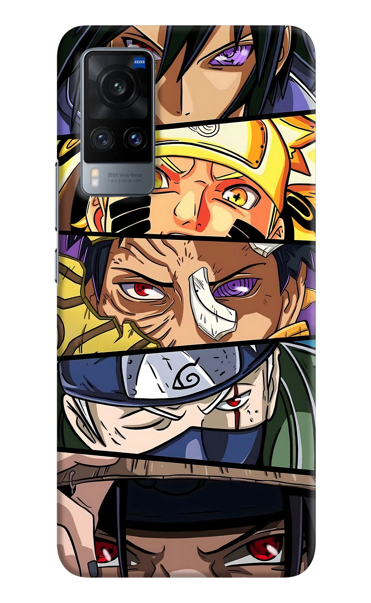 Naruto Character Vivo X60 Hard Case Back Cover by Casekaro