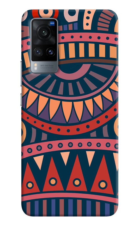 African Culture Design Vivo X60 Hard Case Back Cover by Casekaro