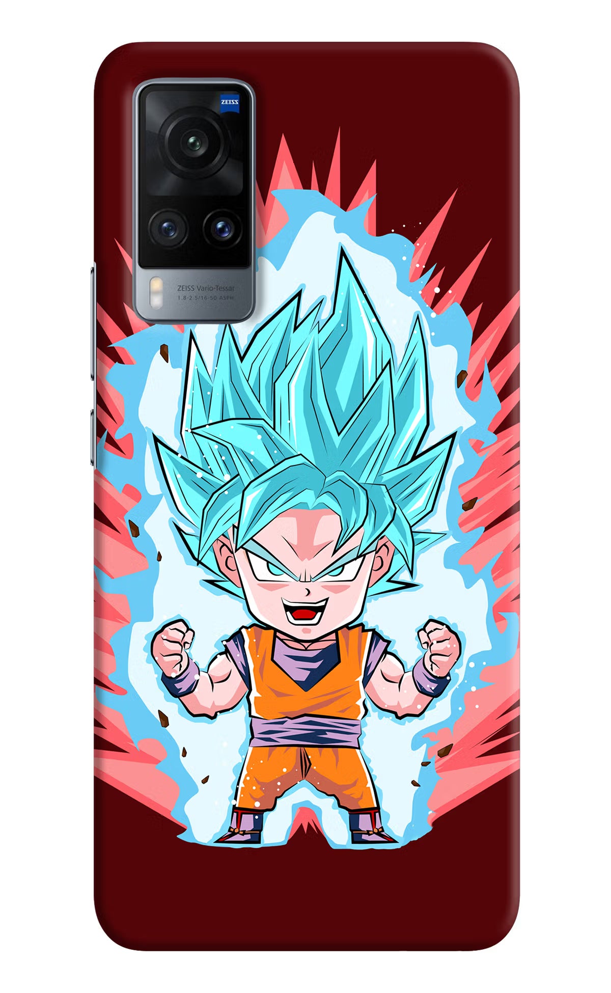 Goku Little Vivo X60 Hard Case Back Cover by Casekaro