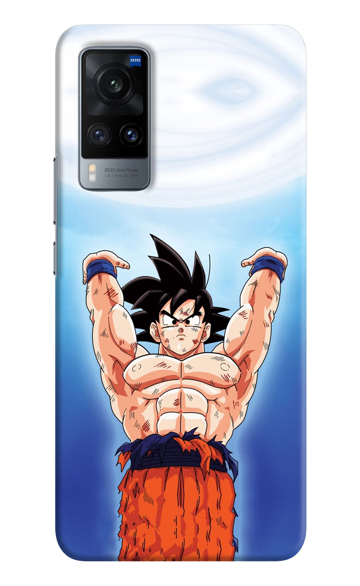 Goku Power Vivo X60 Hard Case Back Cover by Casekaro