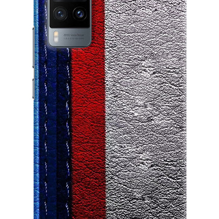 BMW Stripes Vivo X60 Hard Case Back Cover by Casekaro