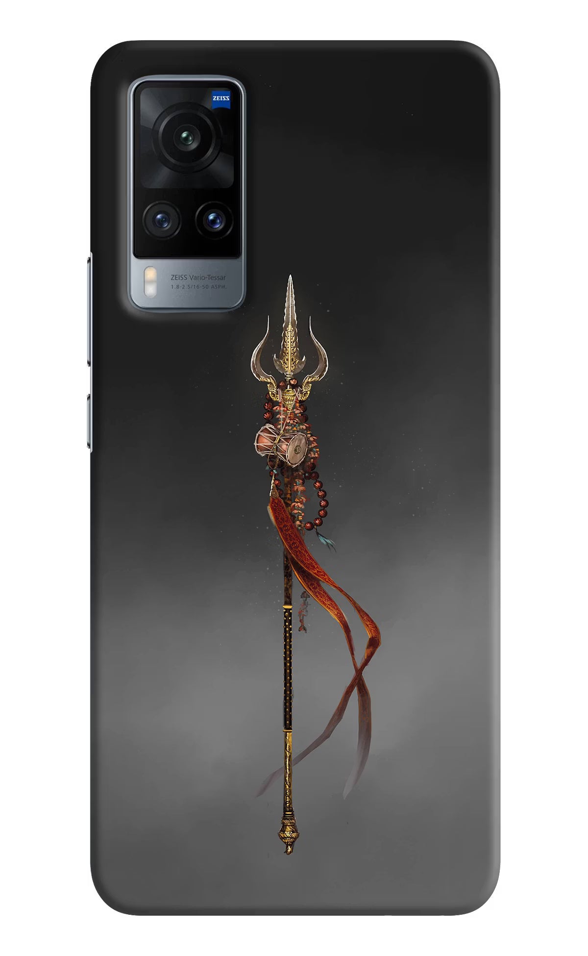 Shiv Trishul Vivo X60 Hard Case Back Cover by Casekaro