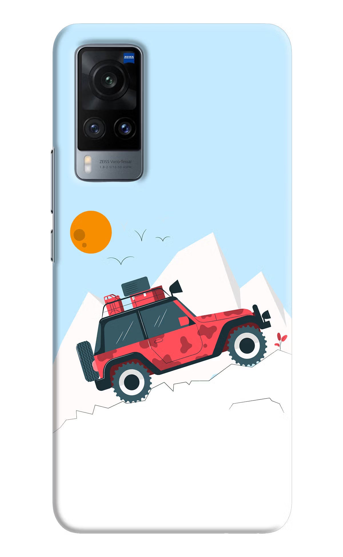 Mountain Trail Beast Vivo X60 Hard Case Back Cover by Casekaro