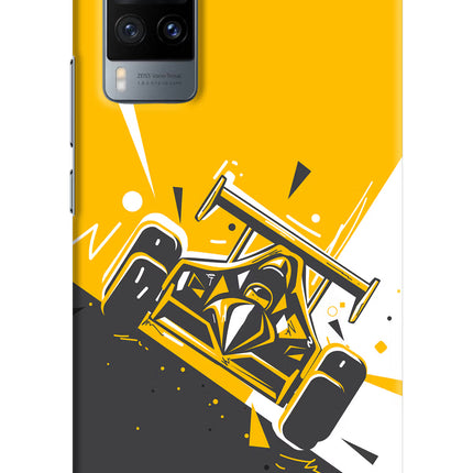 Track King Vivo X60 Hard Case Back Cover by Casekaro