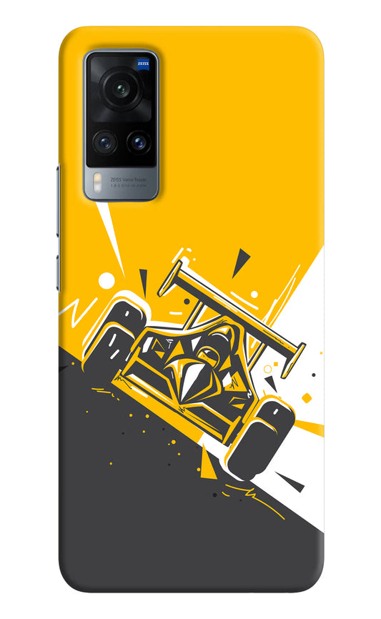 Track King Vivo X60 Hard Case Back Cover by Casekaro