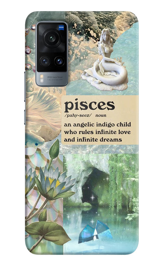 Pisces Zodiac Vivo X60 Hard Case Back Cover by Casekaro