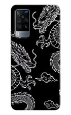 Twin Dragons Vivo X60 Hard Case Back Cover by Casekaro