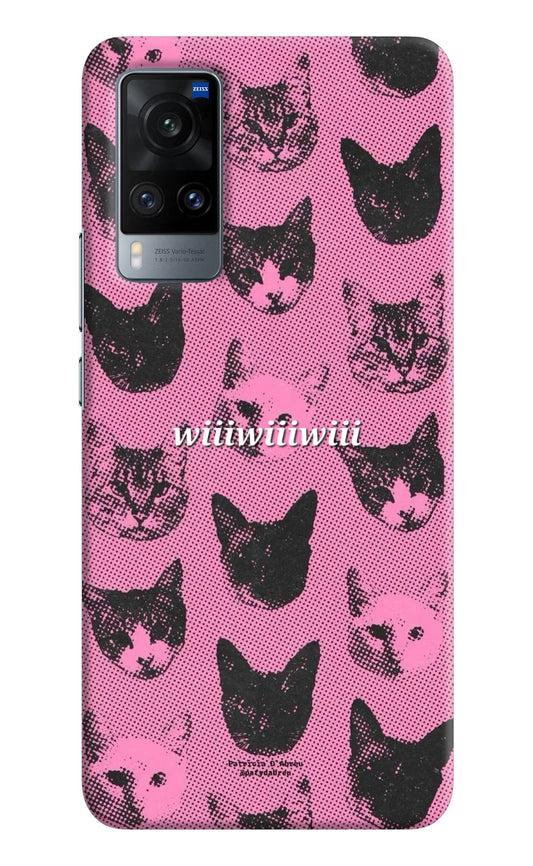 Pink Cats Vivo X60 Back Cover