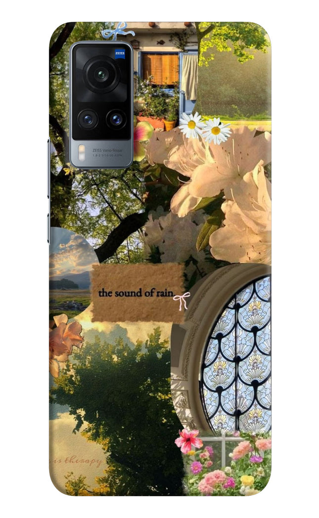 Rain Vivo X60 Hard Case Back Cover by Casekaro
