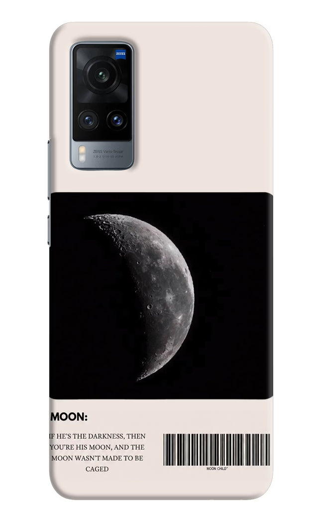 Moon Phase Vivo X60 Hard Case Back Cover by Casekaro