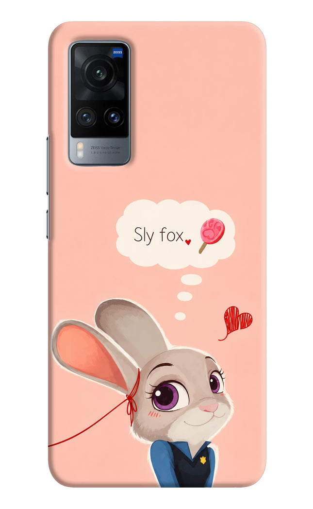 Judy Charm Vivo X60 Hard Case Back Cover by Casekaro
