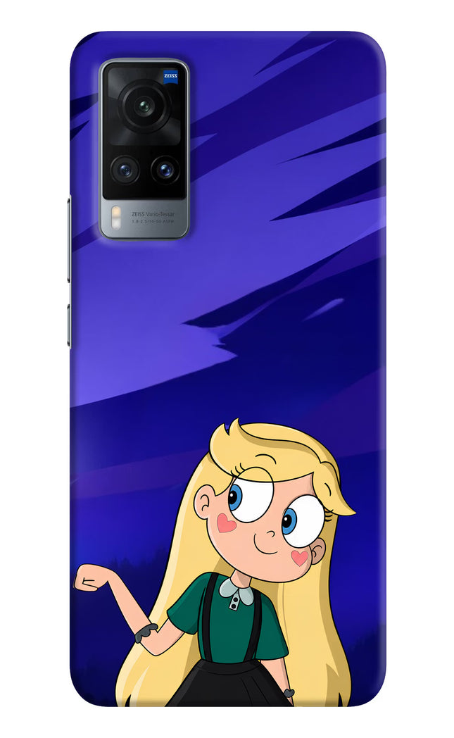 Star Glow Vivo X60 Hard Case Back Cover by Casekaro