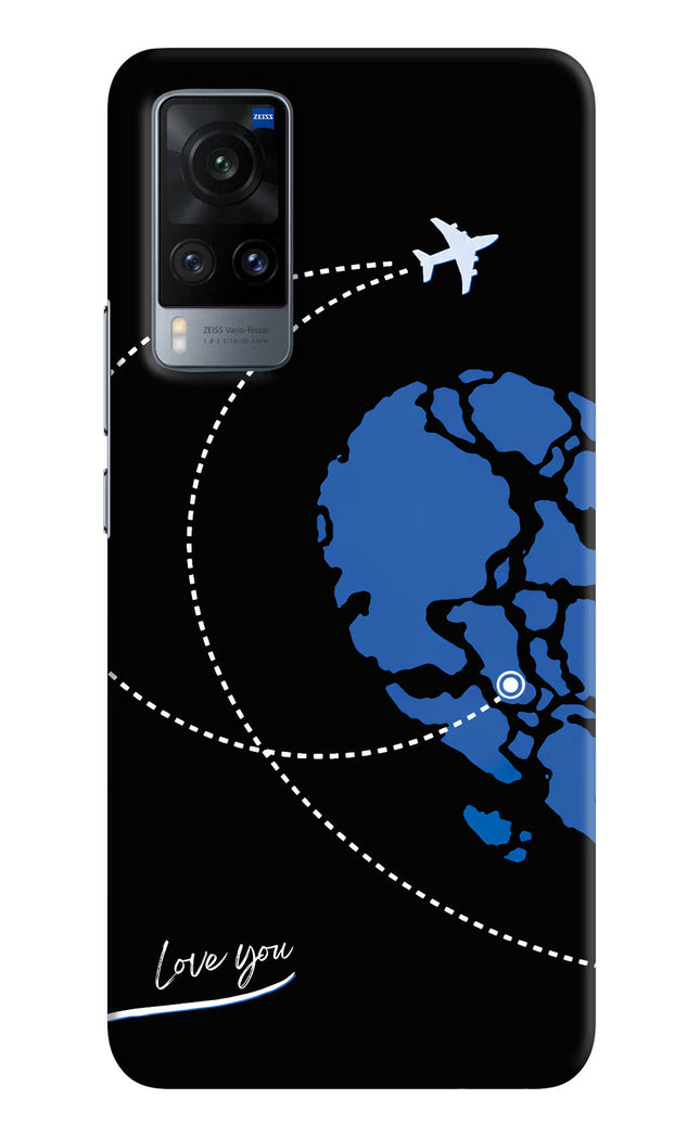 Love Orbit Vivo X60 Hard Case Back Cover by Casekaro