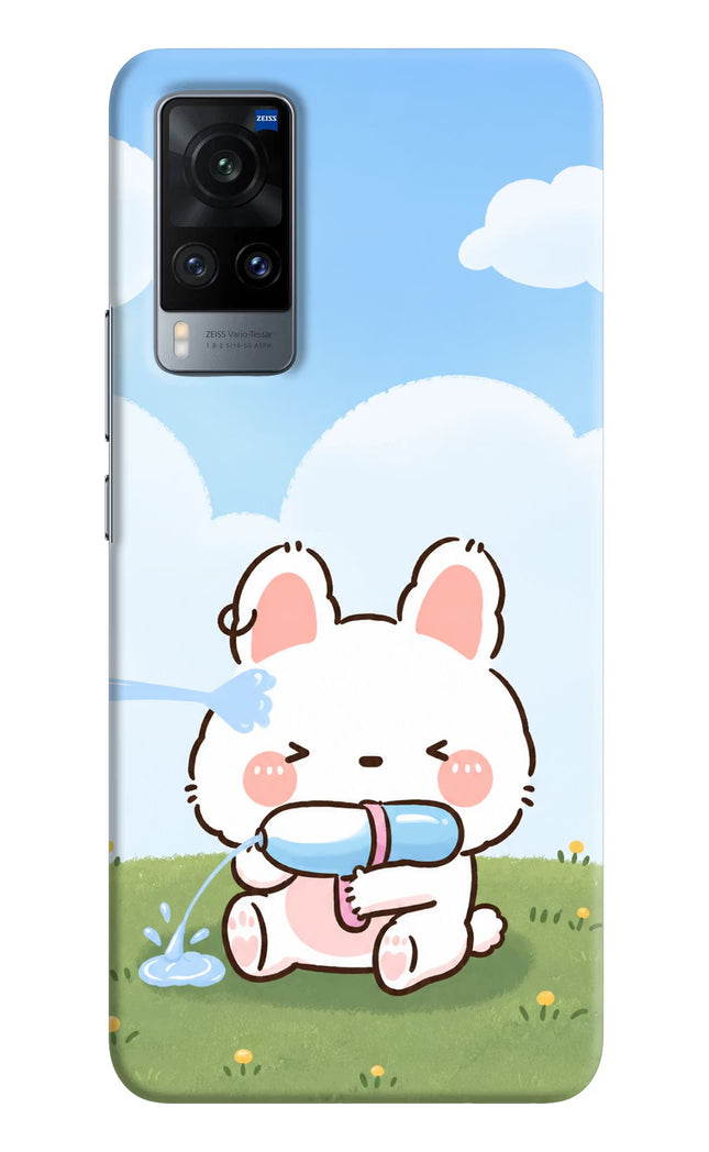 Bunny Treat Vivo X60 Hard Case Back Cover by Casekaro