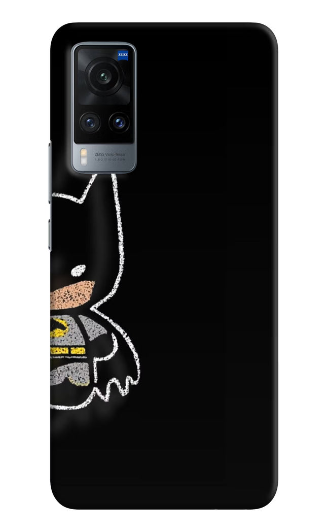 Bat Kitty Vivo X60 Hard Case Back Cover by Casekaro