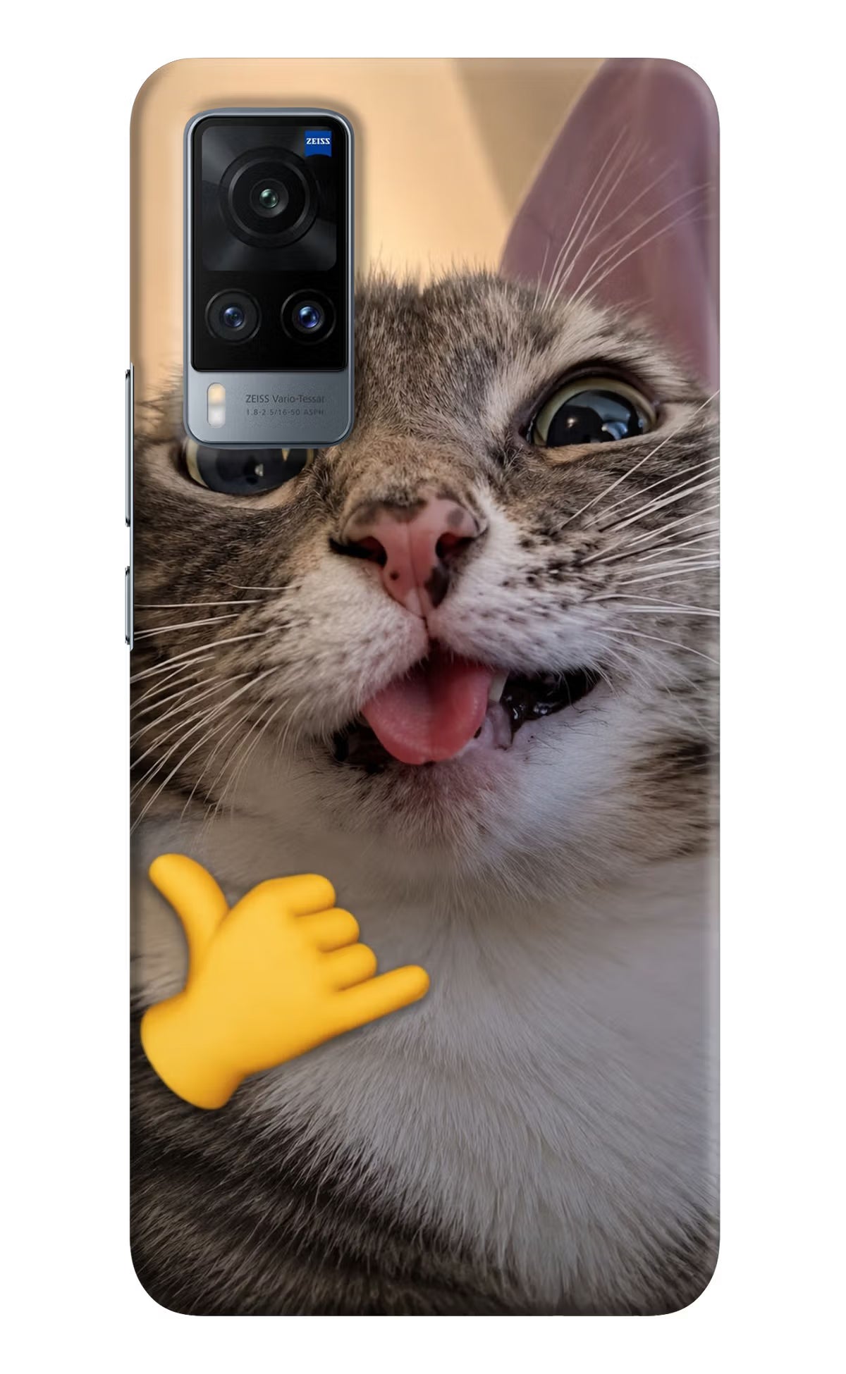 Silly Cat Call Vivo X60 Back Cover